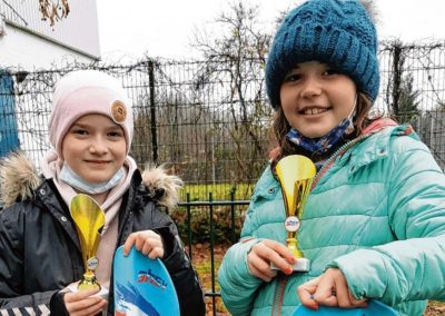 Erfolgreiche Schwimmerinnen