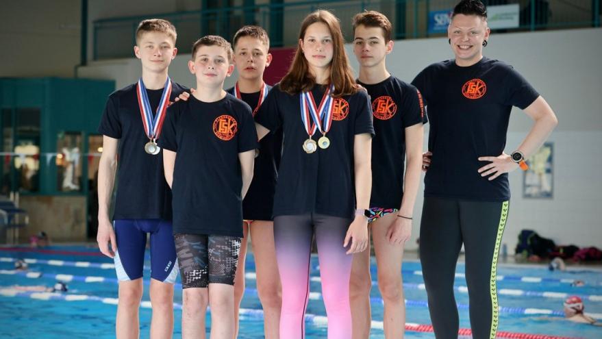 Ukrainische Talente holen Medaillen für den Flensburger Schwimmklub